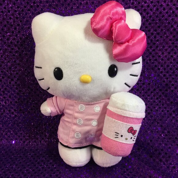 Hello Kitty Cafe 8" Plush Doll - Picture 1 of 2